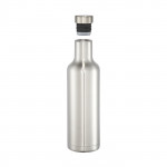 Bottiglia termica personalizzata color argento seconda vista