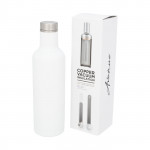Bottiglia termica personalizzata color bianco