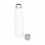 Bottiglia termica personalizzata di design color bianco seconda vista