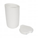 Bicchiere in ceramica da personalizzare color bianco seconda vista