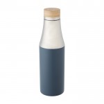 Particolari bottiglie termiche da persolizzare color blu petrolio terza vista