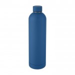 Bottiglie termiche con logo color blu mare