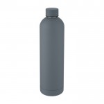 Bottiglie termiche con logo color grigio scuro
