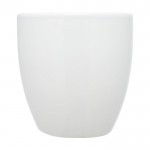 Tazze in ceramica con finitura lucida  color bianco seconda vista frontale