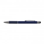 Penna touch in alluminio con impugnatura in carta ed inchiostro blu color blu prima vista