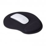 Tappetino per mouse in schiuma EVA con cuscinetto per polso color nero terza vista