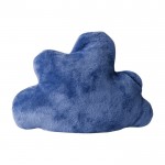 Peluche reversibile a forma di nuvola con faccina felice e triste color bianco/blu prima vista