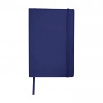 Quaderni promozionali con copertina morbida color blu mare seconda vista frontale