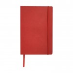 Quaderni promozionali con copertina morbida color rosso seconda vista frontale