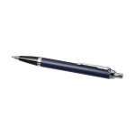 Penna promozionale con dettagli in argent color blu seconda vista