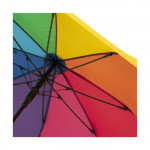 Colorato ombrello personalizzato color multicolore quarta vista
