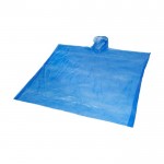 Impermeabile monouso in plastica riciclata certificata GRS color blu reale