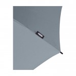 Ombrello ad apertura automatica da 23” in pongee riciclato Ø85 color grigio vista dettaglio 2
