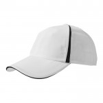 Cappellino sportivo con logo colore bianco