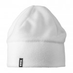 Cappello zuccotto con logo color bianco seconda vista frontale