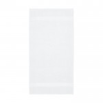 Asciugamano 50 x 100 cm in cotone da 450 g/m² color bianco seconda vista frontale