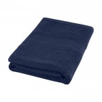 Asciugamano 50 x 100 cm in cotone da 450 g/m² color blu mare
