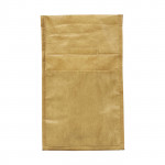 Originale borsa termica personalizzata color marrone vista davanti