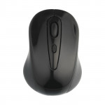 Mouse personalizzati con logo aziendale color nero vista davanti