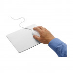 Tappetino per mouse personalizzato con logo color bianco seconda vista