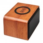 Mini cassa con base di ricarica colore legno da personalizzare