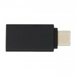 Adattatore USB C/A 3.0 color nero seconda vista frontale