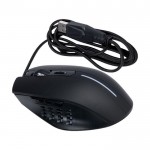 Mouse da gamer ultraveloce con luce RGB e design ergonomico color nero