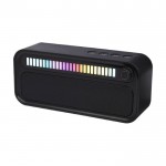 Cassa portatile da 5 W con luce d'atmosfera RGB color nero terza vista