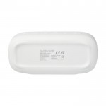 Altoparlante Bluetooth® 5.3 in plastica riciclata 5W e IPX5 color bianco seconda vista posteriore