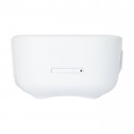 Altoparlante Bluetooth® 5.3 in plastica riciclata 5W e IPX5 color bianco vista laterale