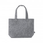 Shopper personalizzata in feltro color grigio