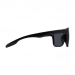Sportivi occhiali da sole con logo color nero seconda vista  laterale