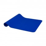 Tappetini per yoga in plastica TPE riciclata antiscivolo color blu seconda vista