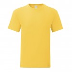 T-shirt in cotone ringspun 150 g/m² colore giallo