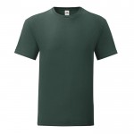 T-shirt in cotone ringspun 150 g/m² colore verde scuro