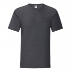 T-shirt in cotone ringspun 150 g/m² colore grigio scuro