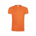 T-shirt colorata in cotone 145g/m²della Fruit Of The Loom color arancione prima vista