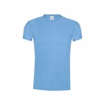 T-shirt colorata in cotone 145g/m²della Fruit Of The Loom color azzurro prima vista