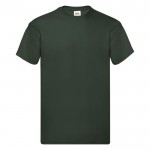 T-shirt colorata in cotone 145g/m²della Fruit Of The Loom color verde scuro prima vista