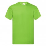 T-shirt colorata in cotone 145g/m²della Fruit Of The Loom color lime prima vista