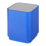 Mini cassa con logo retroilluminato colore blu