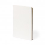 Quaderno ecologico promozionale color bianco sporco seconda vista
