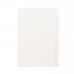 Quaderno ecologico promozionale color bianco sporco prima vista dettaglio