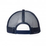 Cappellino con toppa personalizzabile color nero terza vista