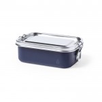 Lunch box da 750ml con coperchio ermetico color blu mare prima vista