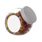 Caramelle in gelatina Jelly Beans in barattolo da 900ml color bianco seconda vista