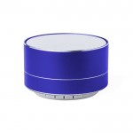 Speaker bluetooth 5.0 realizzato in alluminio riciclato color blu prima vista