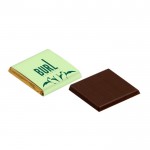 Cioccolatini quadrati belga fondenti ecologici 4,5g color bianco