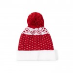 Cappello invernale natalizio con pompon in poliestere acrilico sesta vista