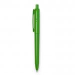 Penna con meccanismo a pulsante in RPET e inchiostro blu color verde prima vista